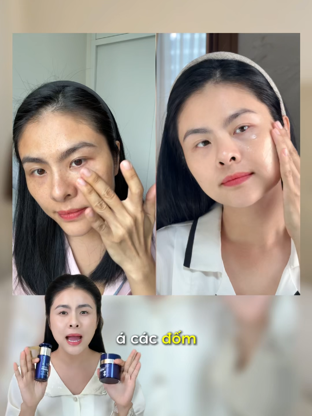 🌸 Diễn viên Vân Trang bật mí bí quyết giữ da sáng mịn, đều màu mỗi ngày! #mocha #mochaofficial #nám #chămsócda