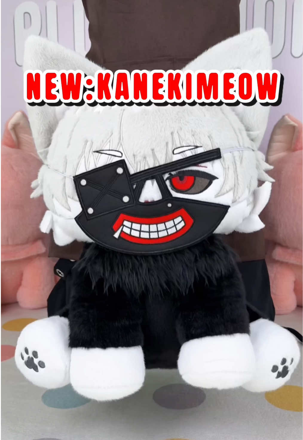 KANEKIMEOW is available now! #kanekiken #kenkaneki #kanekiedit #anime #plushshop 
