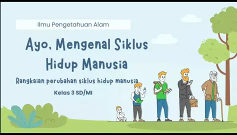PPT Interaktif - IPAS - Siklus Hidup Manusia - Fase B Kelas 3 SD/MI #gurukreatif #kurikulummerdeka #ipas #pptinteraktif #siklushidupmanusia 