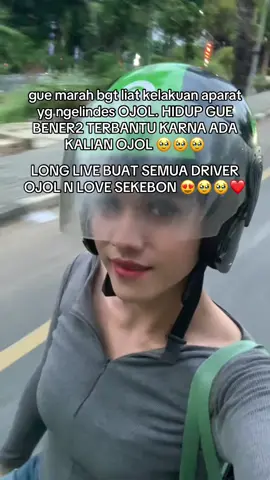 CINTA MATI SAMA PARA OJOL 🥹🥹🥹 #ojol #aparat #polri #demo #dpr #fyppppppppppppppppppppppp #foryou 