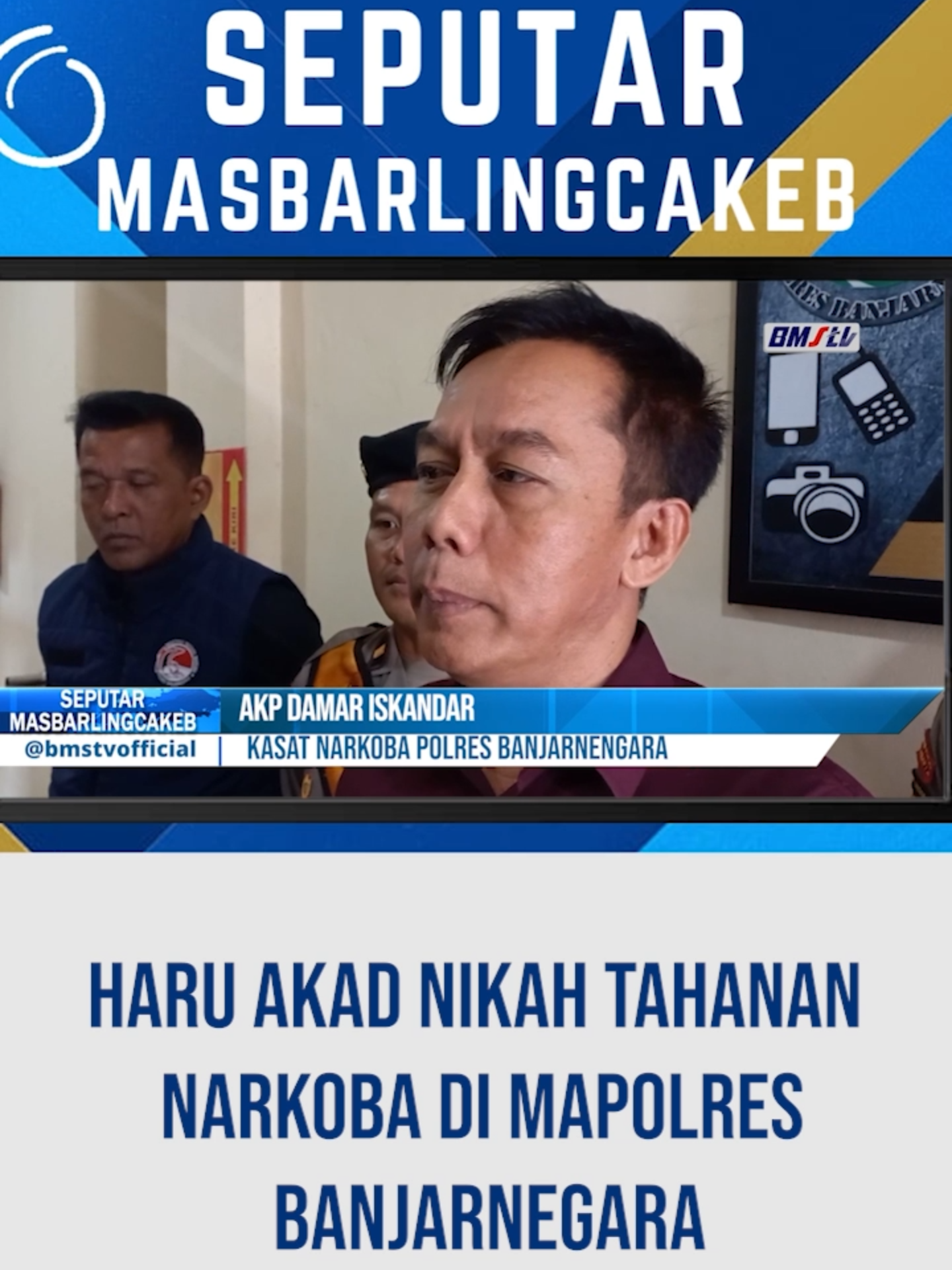 TIKTOK. HARU AKAD NIKAH TAHANAN NARKOBA DI MAPOLRES BANJARNEGARA #fyp #tiktoknews #bmstvofficial #news #fyppppppppppppppppppppppp #fypシ゚viral #fypシ゚viral🖤tiktok #fypviralシ