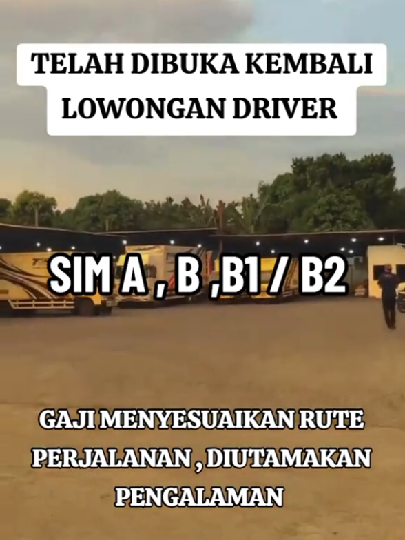 Dibuka kembali lowongan driver paket , dengan persyaratan  KTP + SIM Saja..#loker #lokerterbaru #lowongankerja #loker2025 #driver #drivermuda #driverslicense #sopir #sopirtruck #sopirtruckindonesia🇮🇩 #paket #ekspedisi #gudang #yzxcba #moots? #fypシ゚ #video #virall #fyp #masukberanda 