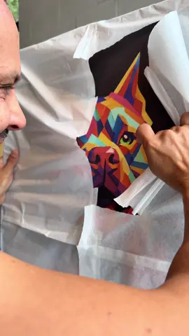 Recebi um obra de arte 🤩🐾 @Telaanimal 