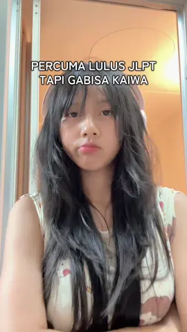 Diam bukan berarti lemah, tapi nahan berak #jlpt 