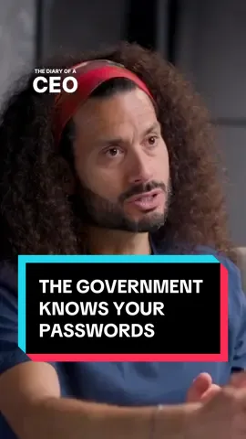 Andrew Bustamante reveals just how simple it is for someone to access your passwords 👀  #spy #cia #podcast #diaryofaceo #clips 