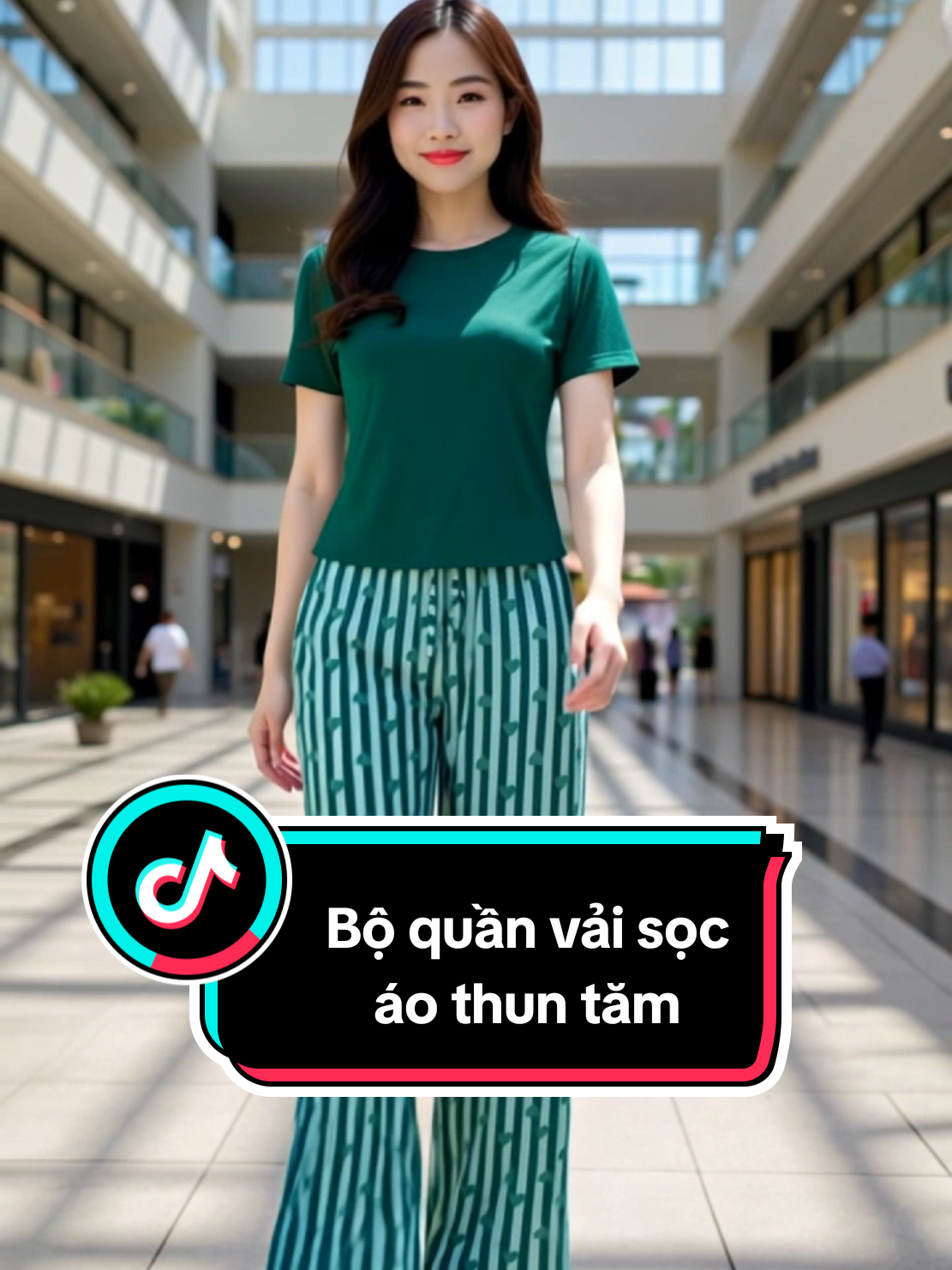 Bộ quần vải sọc, áo thun tăm. #linhlinhshop17 #bodo #setdo #bodomacnha #thoitrangnu 