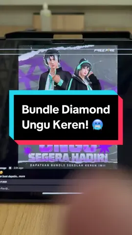 Bundle di Diamond Ungu keren nggak guys? 😎 #FreeFire #FreeFireMAX #MiminBooyahID #FF #PurpleDiamond 