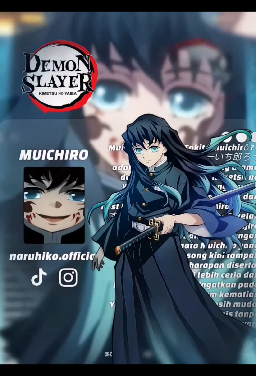 Muichiro adalah pengguna Pernapasan Kabut paling terampil di generasinya. pada usia 11 tahun, baru saja bergabung dengan Demon Slayer Corps ia menjadi Hashira hanya dalam waktu dua bulan setelah pertama kali mengambil pedang.  Meskipun usianya masih muda, ilmu pedang Muichiro lebih unggul daripada banyak rekan-rekannya yang lebih tua. #demonslayer #kimetsunoyaiba #muichiro #tokitomuichiro #anime 