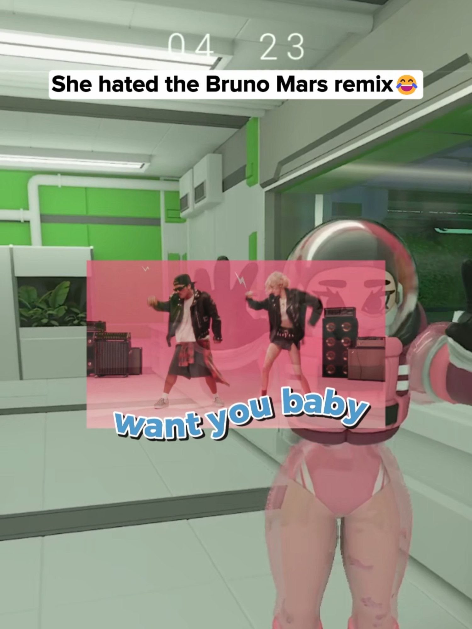 SHE HATED THE BRUNO MARS REMIX @tayliens #lockdownprotocol #gamingclips #funny #funnygaming