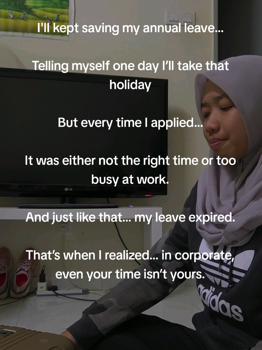 Collecting leave feels exciting… until you realize you never get to use it 😞 #corporate #annualleave #entrepreneur #socialmediamarketing #kualalumpur 