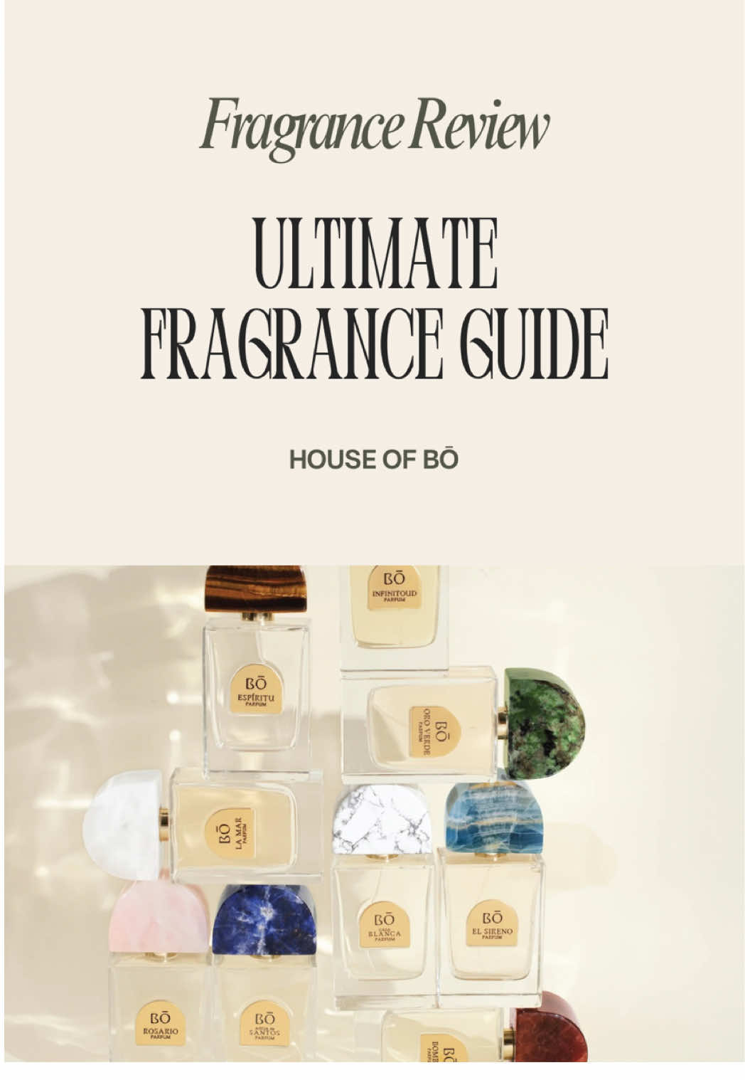 Fragrance Review | Here’s your quick guide to the House of Bo fragrances. From the luminous Ave María to the mysterious Espíritu, the bold El Sireno, and the smoky sophistication of Infinitoud, this house blends luxury with artistry. Which one should I grab in full size? @House of Bō  #HouseofBo #FragranceTok #PerfumeReview #LuxuryFragrance #NichePerfume