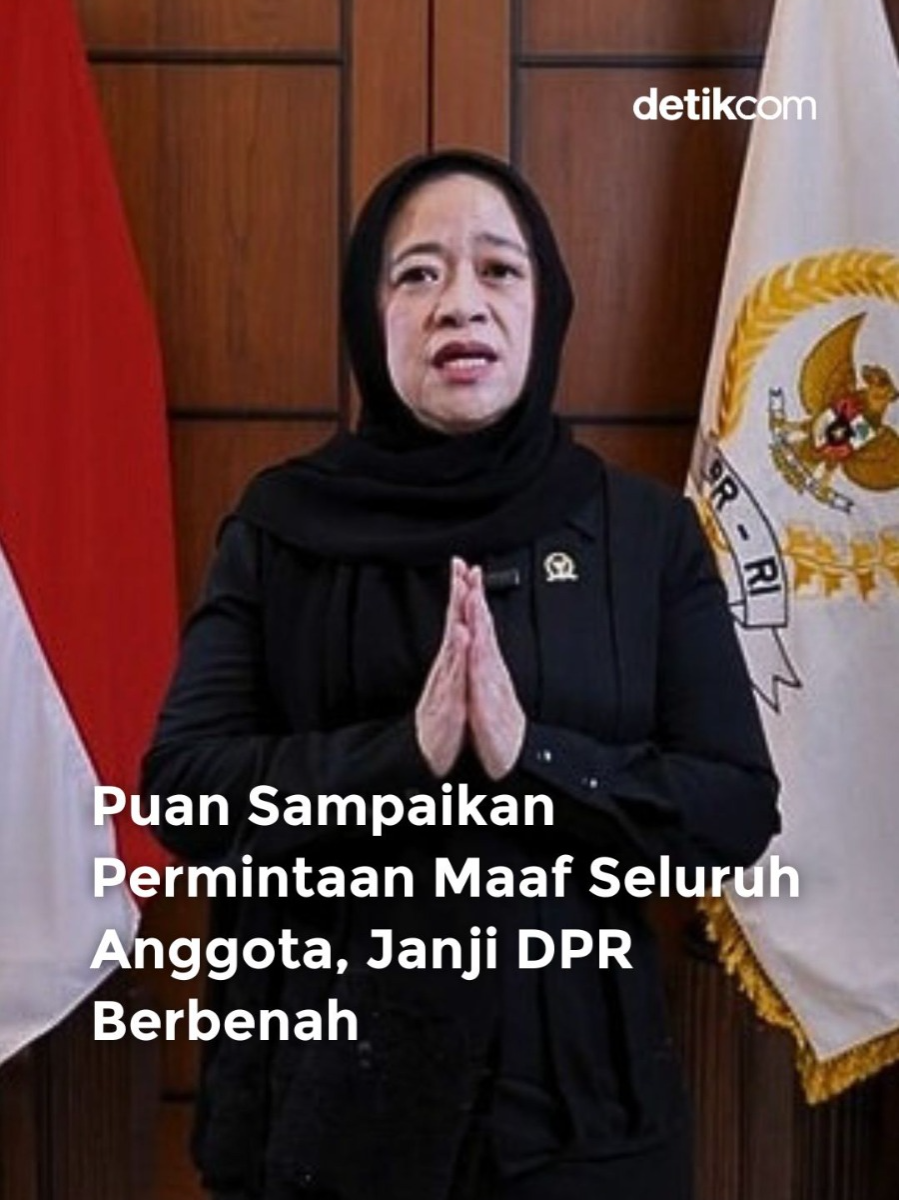 Ketua DPR RI Puan Maharani menyampaikan permintaan maaf kepada semua pihak menyikapi demonstrasi hingga menyebabkan seorang driver ojek online (ojol) tewas dalam aksi kemarin. Puan memohon maaf apabila belum sepenuhnya menjalankan tugas sebagai wakil rakyat dengan baik. Dalam keterangan video yang dibagikan kepada wartawan, Puan menyampaikan dukacita mendalam atas tewasnya Affan Kurniawan, yang dilindas oleh kendaraan taktis (rantis) Brimob. Ia berdoa keluarga yang ditinggalkan diberi ketabahan. Baca berita selengkapnya hanya di detik.com! Creator: Prastiwi #puanmaharani #detikcom #demo #dpr #ketuadprri #ketuadpr