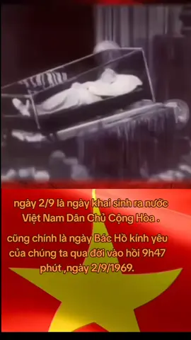 ngày vui của dân tộc cũng là ngày trái tim lớn của dân tộc Việt Nam ngừng đập 2/9/1969🇻🇳🇻🇳❤️❤️