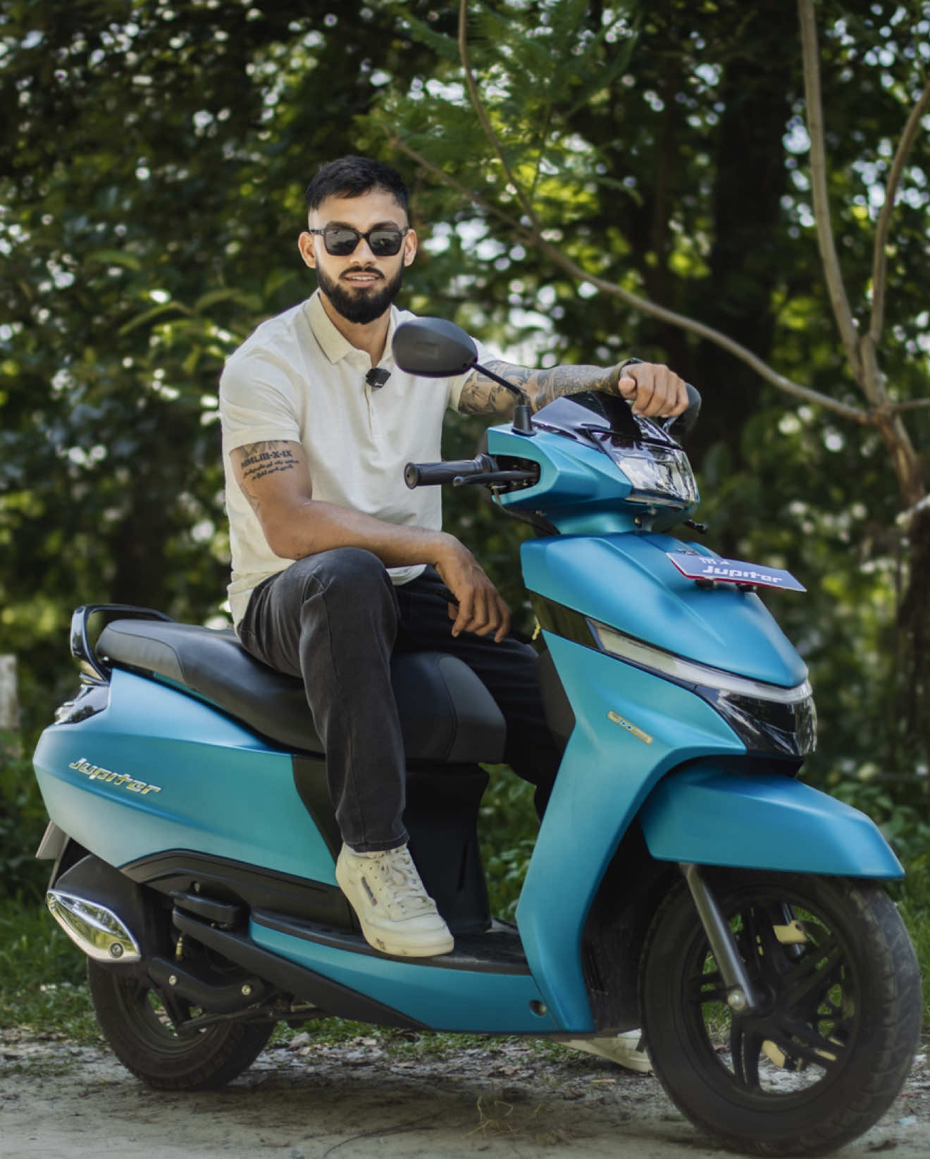 Style of a cricketer, comfort of a winner — that’s the Jupiter spirit! Every champion chooses comfort and class — that’s why it’s Jupiter time 😎 #TVSJupiter #scooterthatsmore #TVSJupiternepal #GameChanger #WinningMoves
