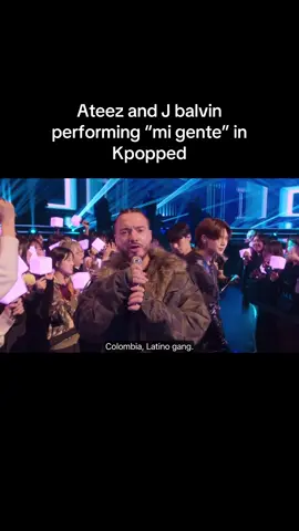 This was insane, never knew I needed mingi rapping in Spanish #kpopped #jbalvin #ateez #migente #appletv 