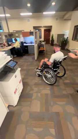 This is how my roommate decided to test my new adventure wheelchair. But you know what, Fuck it, it’s Friday!!! @CP & HD @Organized_Confuzion @MetalheaD PRIME #fuckitfriday #newrims #crapplehauler #humor #roughriderAmericawheelchairs 