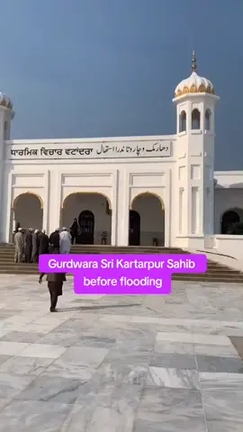 Here's the latest on Sri Kartarpur Sahib. Over 100 pilgrims and local residents have been rescued from the Gurdwara Sri Kartarpur Sahib in Narowal, Pakistan following rising floodwaters from the Ravi River. Thankfully, the Guru Granth Sahib and other sacred relics remain safe . The historic Gurdwara complex, including its lower structures like the main staircase, mazar, and Angitha Sahib, was partially submerged, with reports indicating water depths of 2–4 feet . In response, Pakistani Punjab Chief Minister Maryam Nawaz has ordered the complete drainage of water from the Gurdwara premises. Fortunately, water levels have begun to recede, and kar sewa (voluntary service) is slated to start on August 30, 2025 . Heavy rains continue in Punjab, added to dam situation causing flooding. (((Kartarpur Sahib Gurdwara flooding: Ravi River has overflowed... a combination of heavy monsoon rains and the release of excess water from upstream dams is causing flooding the Kartarpur Corridor and Darbar Sahib complex in Narowal, Pakistan))). Golden Temple Harmandar Sahib. Amritsar #sikhi #sikhism #sikh #wahegurumeharkare #wmk 