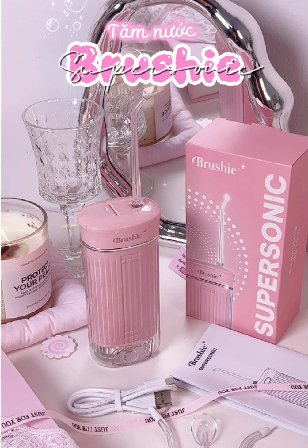 Tăm nước này xinh nhắm #brushie #tamnuocbrushie #review #viral #fyp 