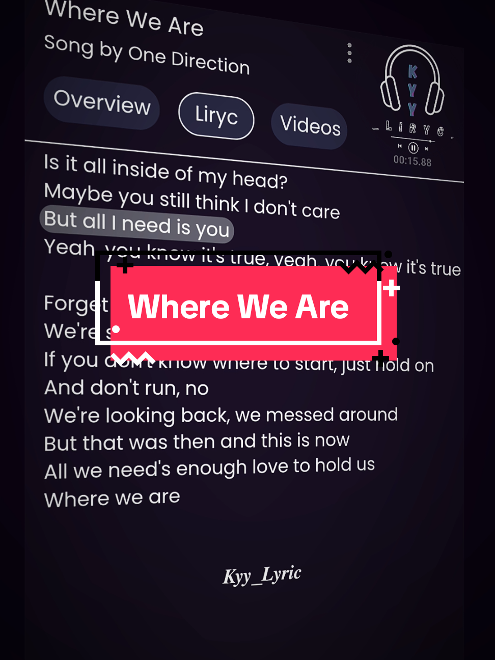 Where We Are🎧🎶 #onedirectionreunion #song #lirycs #kyyliryc #lirycsvideo 