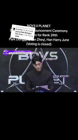 Replying to @rocksanie The rest of the live 😭 BOYS II PLANET  2nd Survivor Announcement Ceremony  Planet Master ATEEZ San Candidates for Rank 24th  Park Donggyu, Fan Zheyi, Han Harry June (Voting is closed) The way they look like they're holding back tears 😭😭 Zheyi (his eyes look red already, our precious boy 😭😭) and Harry June and our strong Donggyu 😭😭 #BoysIIPlanet #보이즈2플래닛 #fanzheyi #hanharryjune #parkdonggyu 