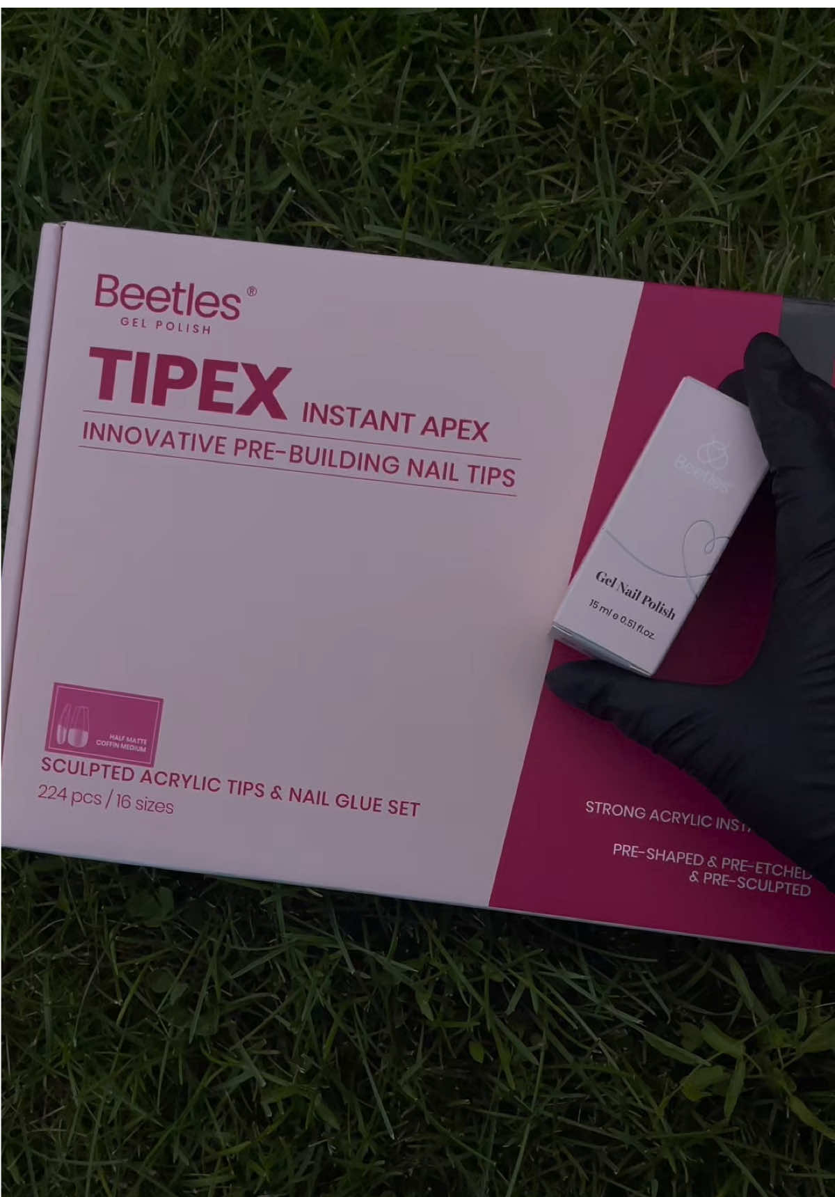 @BeetlesGelPolish ✨ I’m obsessed with this Full Cover Press-On Kit! It comes with everything you need in one box 🙌 Whether you’re a beginner or already advanced, this kit makes nail magic happen 💅❤️ #pressonperfection #nailgoals #beetlesgelx #beetlesgelpolish #nails 