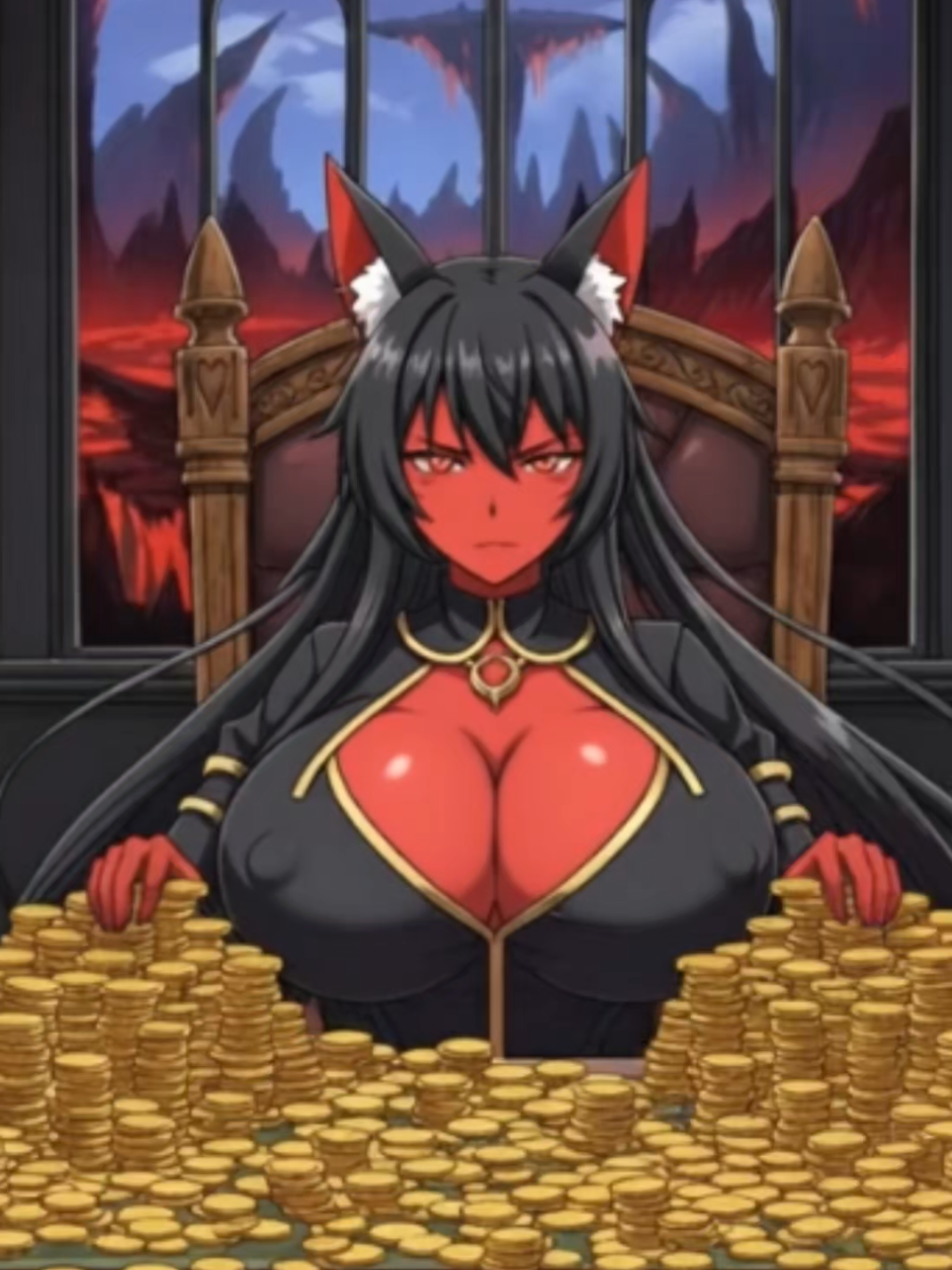 shana needs to hire an accountant  #ai #funny #money #demon #vtuber 