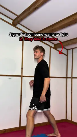 Signs that someone wants to fight…
