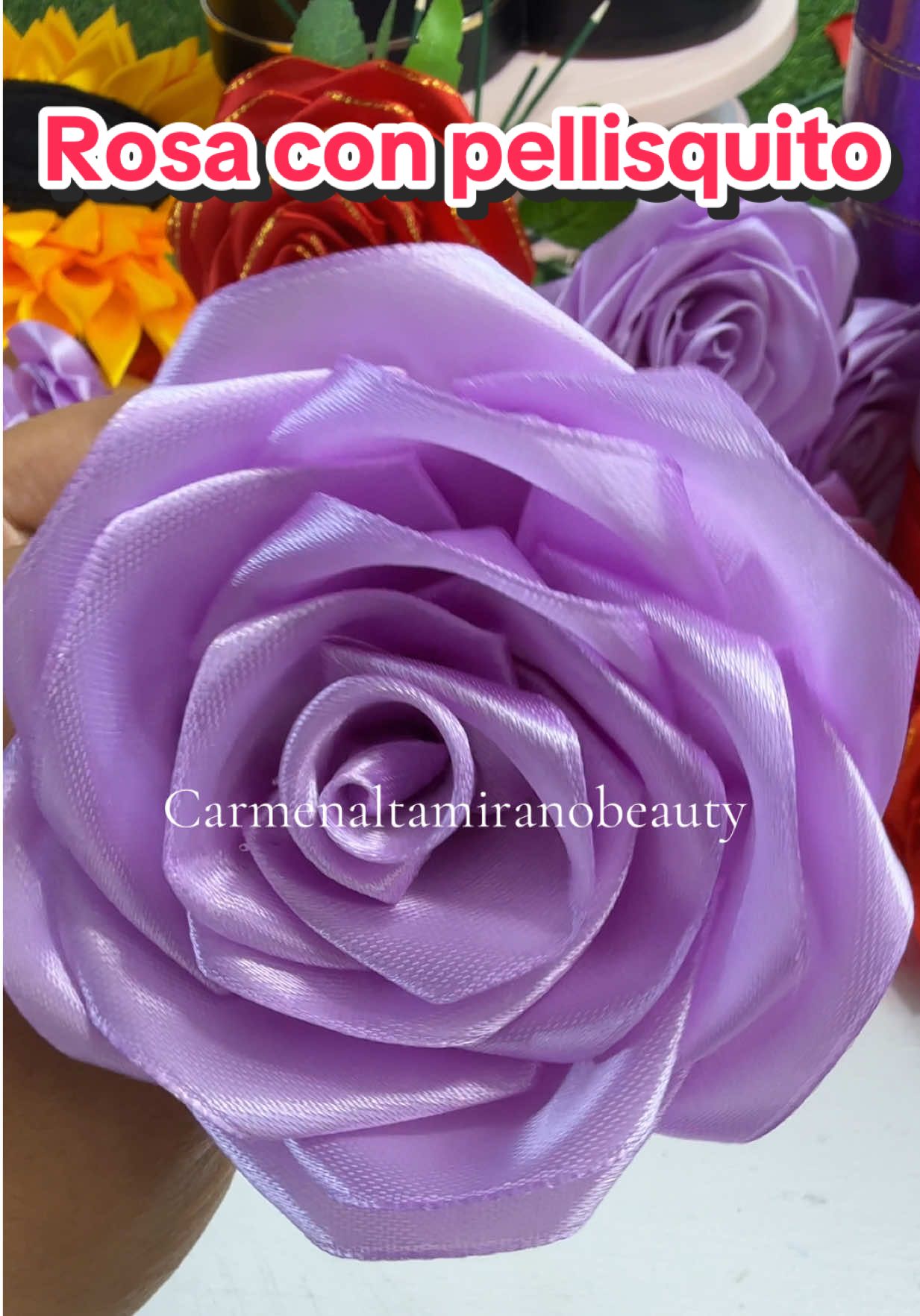 Tutorial Rosa con pellisquito #tutorial #tutorialrosaconpellisquito #rosaseternas #floreseternas 