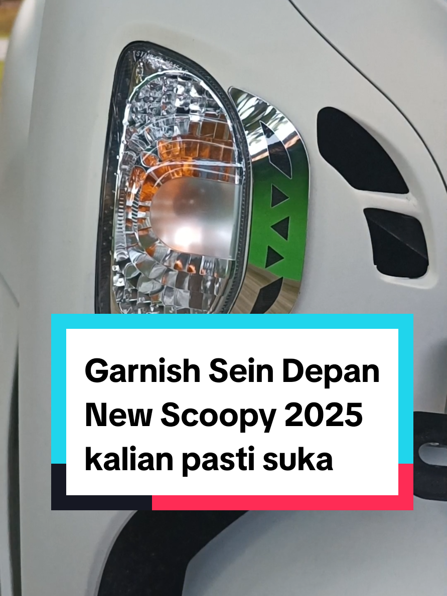 garnish lampu depan new Scoopy dari @modiver.official bikin tampilan estetika motor kamu jadi semakin menarik, lebih keren dan kece, kalian tertarik juga? langsung checkout sekarang yuk #scoopy #scoopymodifikasi #scoopyprestige #scoopy2025 #gajiansale 