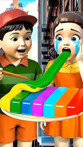 Squid Game AI Edible Slime Colorful Candy ASMR Mukbang #squidgame #squidgame2 #ai #asmr #eating #cute #funny #snacks #cartoon #shorts #viral #cutebaby #fyp #mukbang #foryou #foryoupage