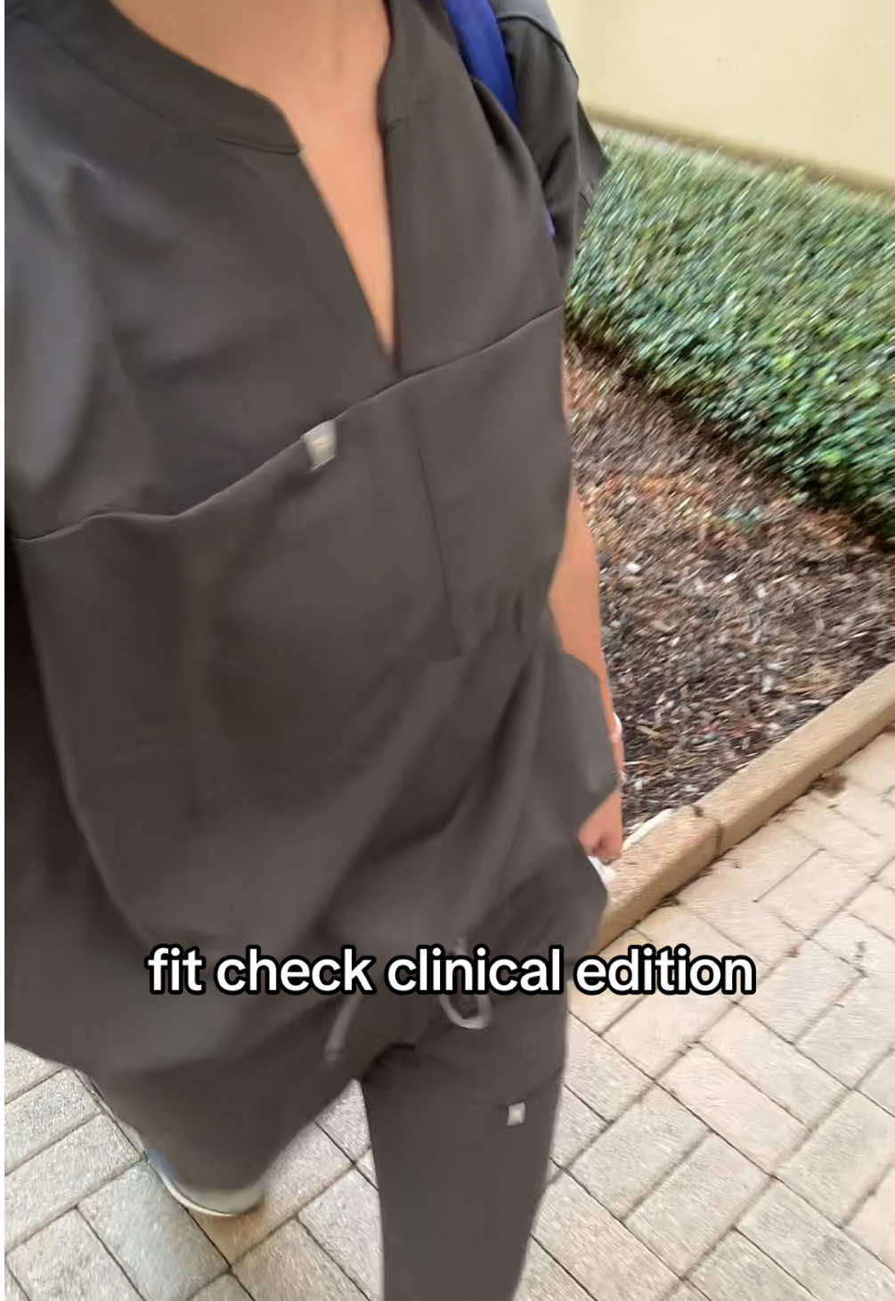 So cute and so comfy omg #gradschool #ptschool #physicaltherapy #clinicals #scrubs 