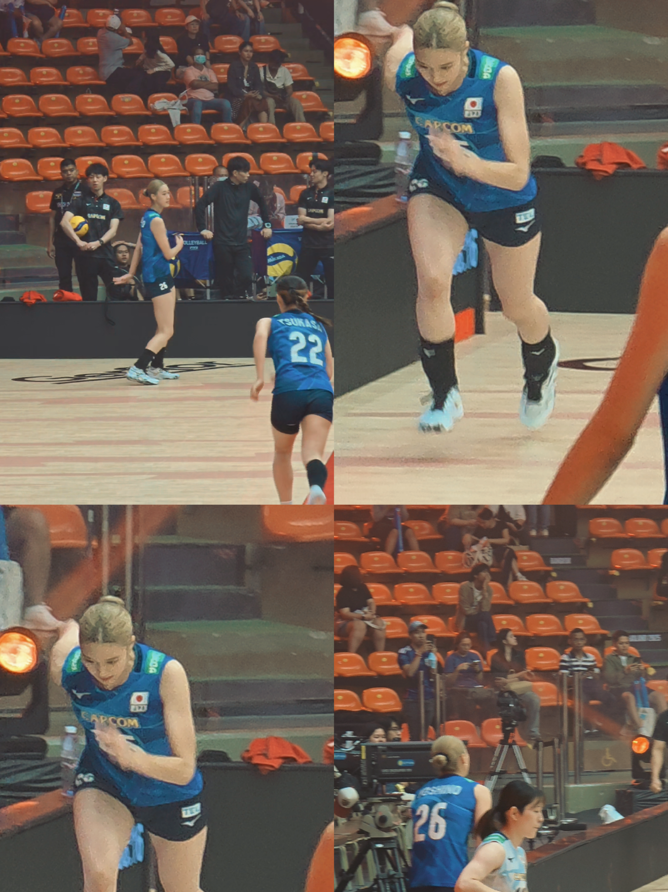 #Yoshino Sato 🇯🇵🏐 during warming up in  #volleyballworld championship 2025 in #thailand🇹🇭 #japan #fivb 