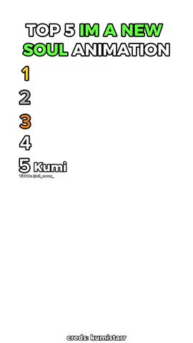 Top 5 Im a New Soul Animation #animation #top5 #meowl #animationmeme #miku 