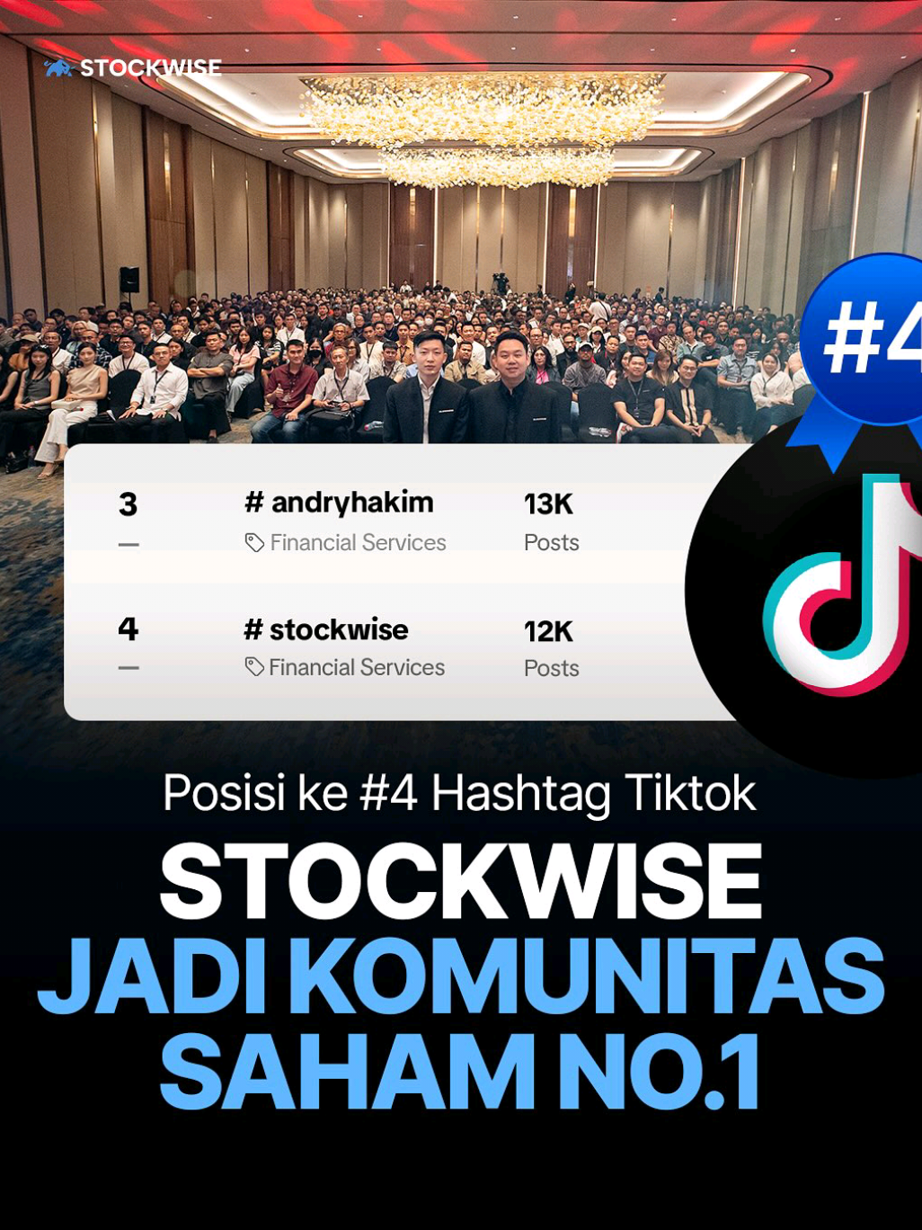 Beuhh kelazz, stockwise jadi komunitas saham no.1  #andryhakim #stockwise #saham #creatorsearchinsights