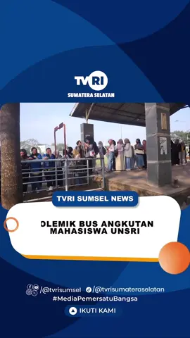 Judul : Polemik bus angkutan mahasiswa UNSRI. Terkait polemik yang terjadi bus angkutan mahasiswa UNSRI, pihak dishub mengatakan sampai dengan saat ini belum menerima pengajuan bis DAMRI tambahan dari pihak rektorat UNSRI, menurut mereka apabila pihak dishub diminta untuk menambah armada bus DAMRI mengangkut mahasiswa maka mereka akan siapkan disamping itu pihak dishub juga siap apabila pihak UNSRI memintanya untuk menguji kelayakan jalan atau uji kir bis kaleng yang kerap digunakan mahasiswa unsri secara berkala. Sementara itu dari pihak UNSRI sendiri sampai dengan saat masih terus dikonfirmasi tentang permasalahan bis mahasiswa UNSRI tersebut.  Saksikan Selengkapnya di Sumsel Hari Ini pukul 16.00 WIB ‎ ‎#tvrisumsel #mediapemersatubangsa #tvrisumateraselatan #tvrinasional #tvpublik 