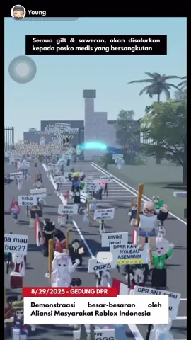 Warga #roblox menggelar aksi demo keadilan😭🤣.( @Young )  #fyf #4upage #fyp .