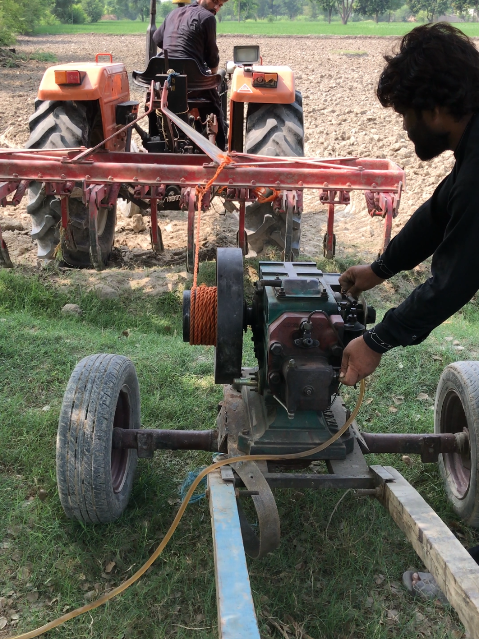 Tractor vs Diesel Engine | Unexpected Reverse Start