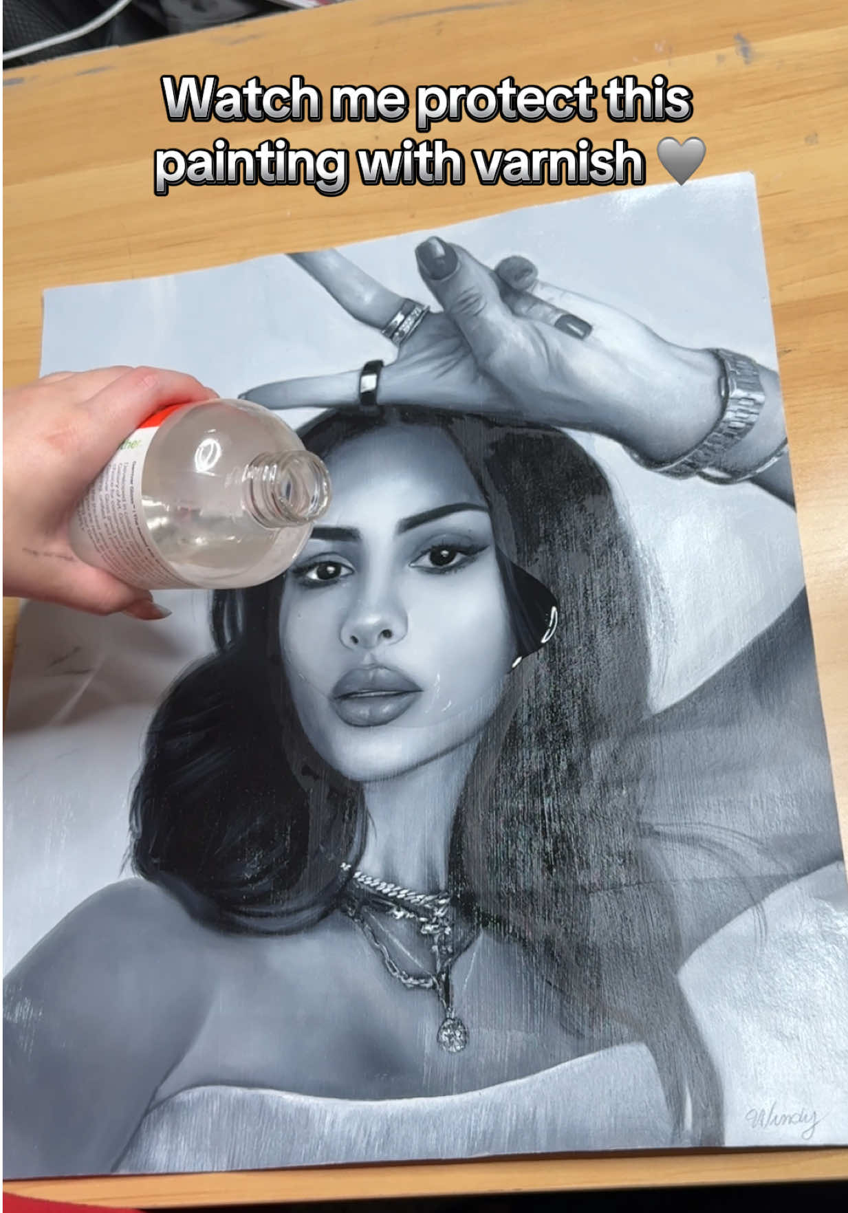 Comment what you think on this painting ?🙂‍↕️🩶 #artistsoftiktok #oilpainting #fyp 