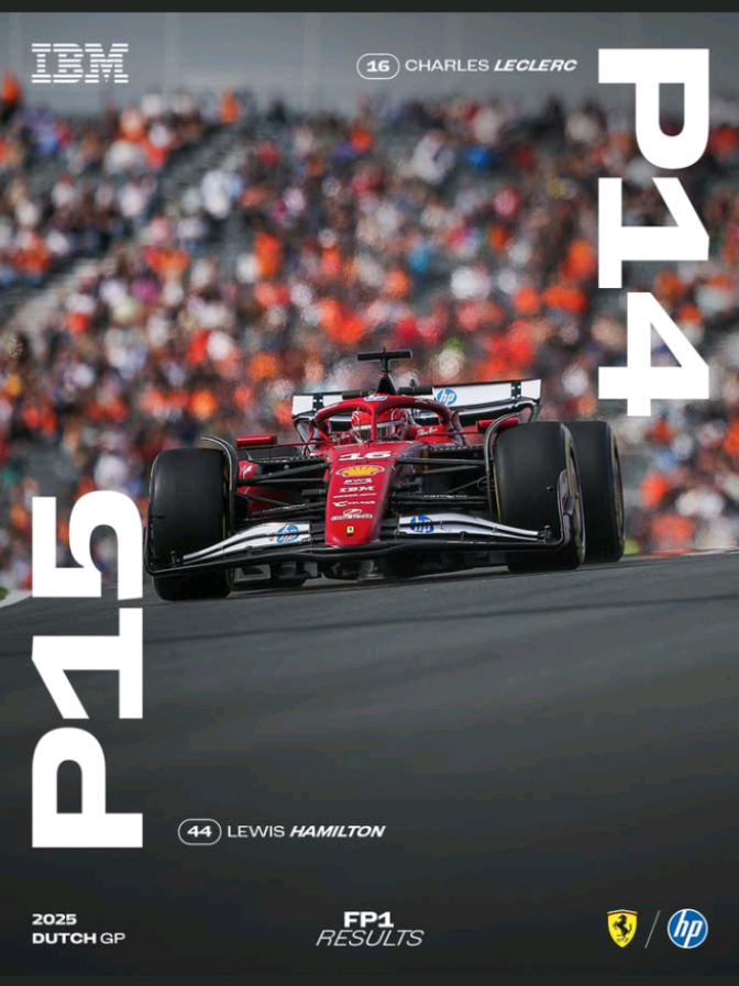 nge drift dikit #netherlandsgp #scuderiaferrari #formulaone #lewishamilton #charlesleclerc 