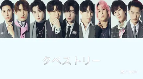 歌割り作ってみた  SnowManの「タペストリー」です 自己満なので歌割り間違えてるかもです