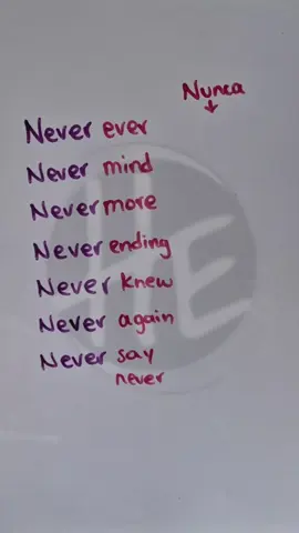🚫 ¿Cómo se usan las FRASES con NEVER en INGLÉS en la vida diaria?