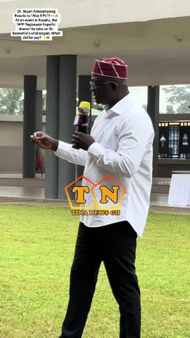 LIVE NOW || Dr. Bryan Acheampong Reacts to Dr. Bawumia’s “Aka 9 Pɛ”! 👀🔥 At an event in Kwahu, the NPP flagbearer hopeful shared his take on Dr. Bawumia’s viral slogan. What did he say? 👇🇬🇭 #npp #NPP2025 #foryou #bryanacheampong #drbawumia 