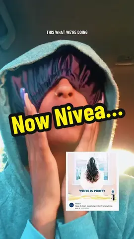 ***Update: The ad is from 2017.*** I have “purity” fatigue. #nivea #gapad #americaneaglead #america #campaign 