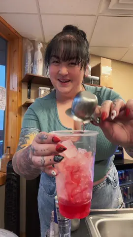 Wildberry is even better but strawberry cheesecake is gold #buckinbrew #fyp #strawberrycheesecake #casperwyoming 