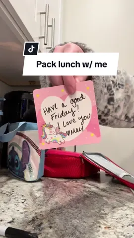 Now I gotta pack 2 lunches 😅#sahm #fyp #schoollunch #packlunchformykids #momof3 