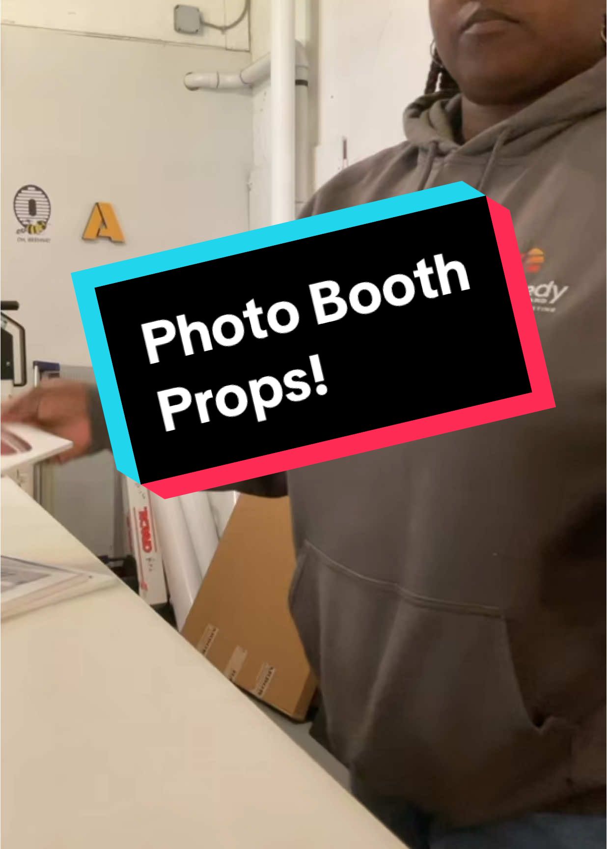 Book @1112PhotoBooths for your events! And if you need custom photo props, send me a message! #fyp #photoprops #photobooth #360photobooth 