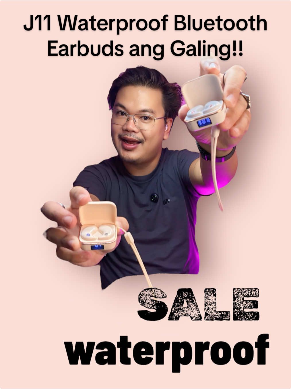 waterproof na , malakas at bass boosted pa, yan ang galing kapag may J11 waterproof earbuds kapa #waterproofearbuds #bluetoothearbuds #wirelessearbuds #audio #wireless 