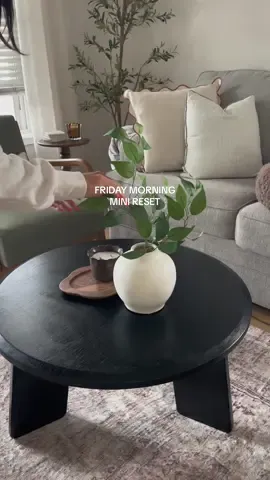 HAPPY LDW 🤠🍒🙂‍↔️💫 I can’t believe it’s already almost September PARDON??? Anywho lil mini downstairs reset before the weekend ✨💫 I hope you all have a fun + safe LDW LOVE YOU GALS 💛 #housereset #cleanwithme #morningroutine #happyfriday #morningvlog 