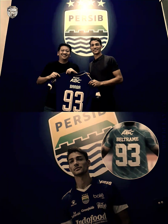 no punggung nya Barba sama kayak Beltrame euy🔥 #pedericobarba #persibbandung #bobotohpersib1933 
