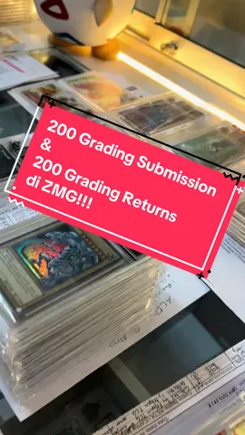 RATUSAN Grading submissions & Ratusan Grading returns  yang masuk di ZMG Zard Mafia Grading!!!! 🔥ZMG (zard mafia grading)🔥 Biaya Grading 200k/ card untuk kartu TCG Pokemon, One Piece, Naruto, MTG, dll cara Grading sangat mudah: 1. download submission form nya (bisa di dapat di FB Group/ web/ tokopedia/ PINNED post tiktok kami) 2. isi & kirim beserta kartu kalian ke alamat di FORM 3. tinggal tunggu INVOICE dan pengiriman dari kami  visit our community: FB: 